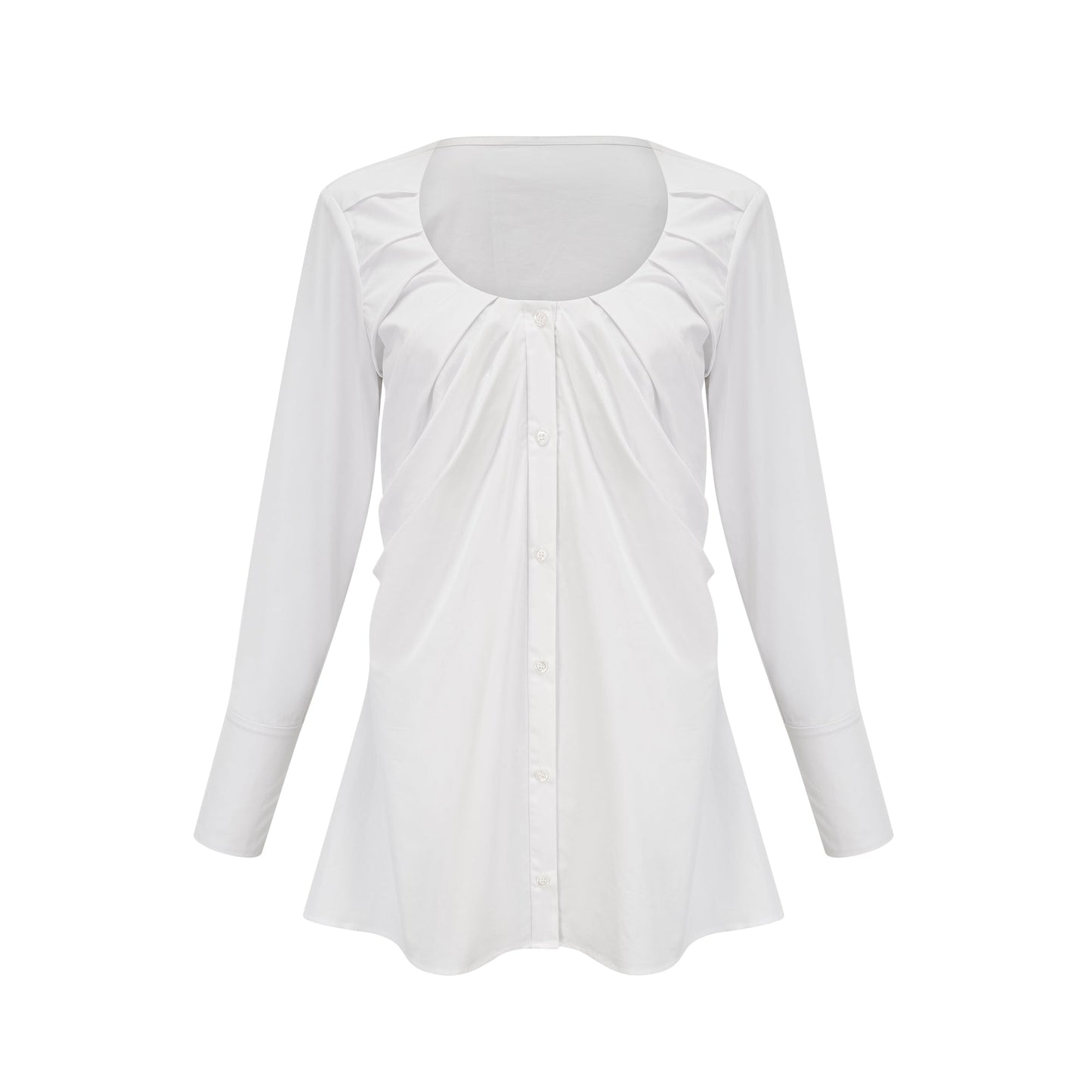 Levoire | Robe Chemise À Détail Plissé