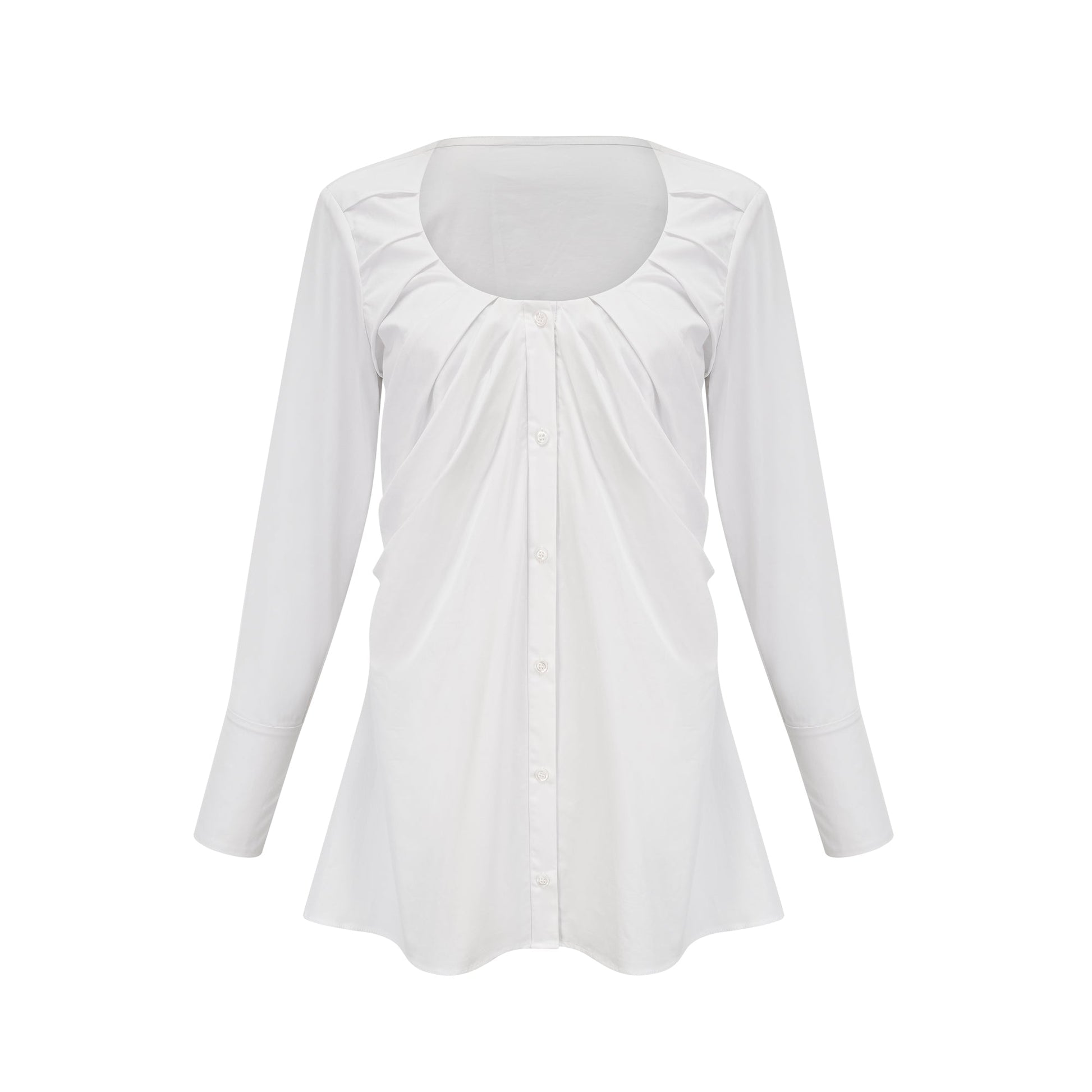 Levoire | Robe Chemise À Détail Plissé