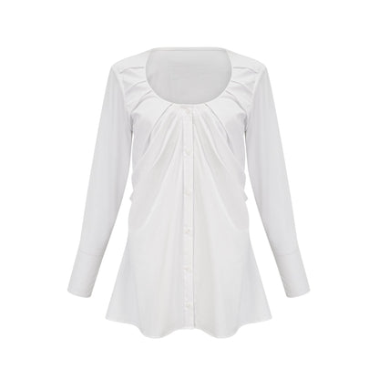 Levoire | Robe Chemise À Détail Plissé