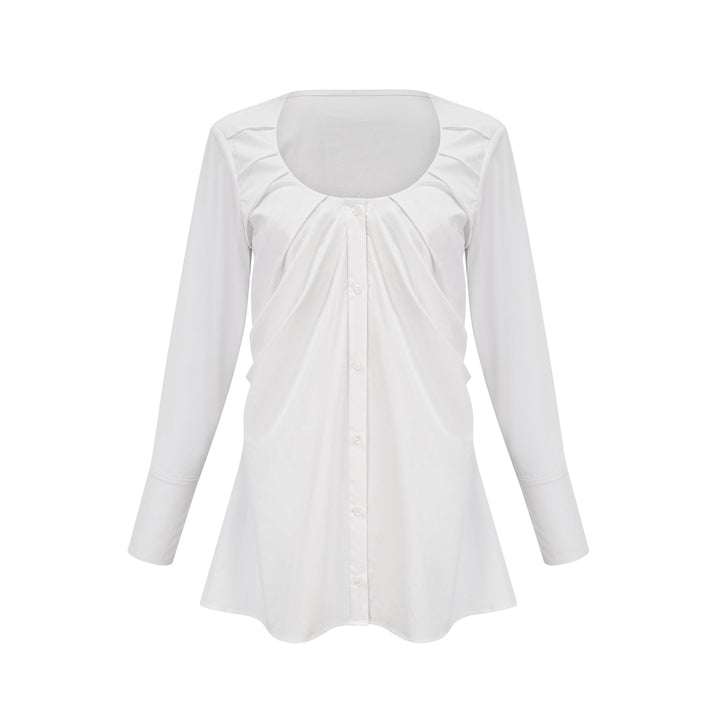 Levoire | Robe Chemise À Détail Plissé