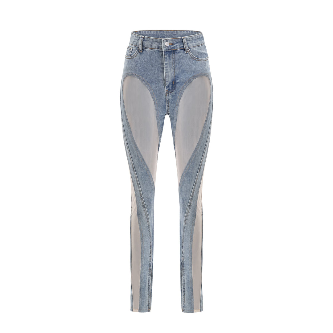 Levoire | Jeans À Panneaux Transparents