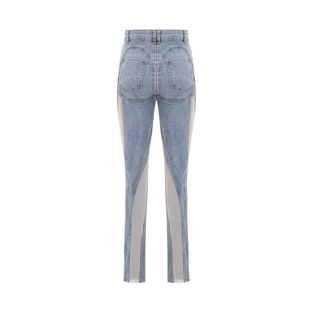 Levoire | Jeans À Panneaux Transparents