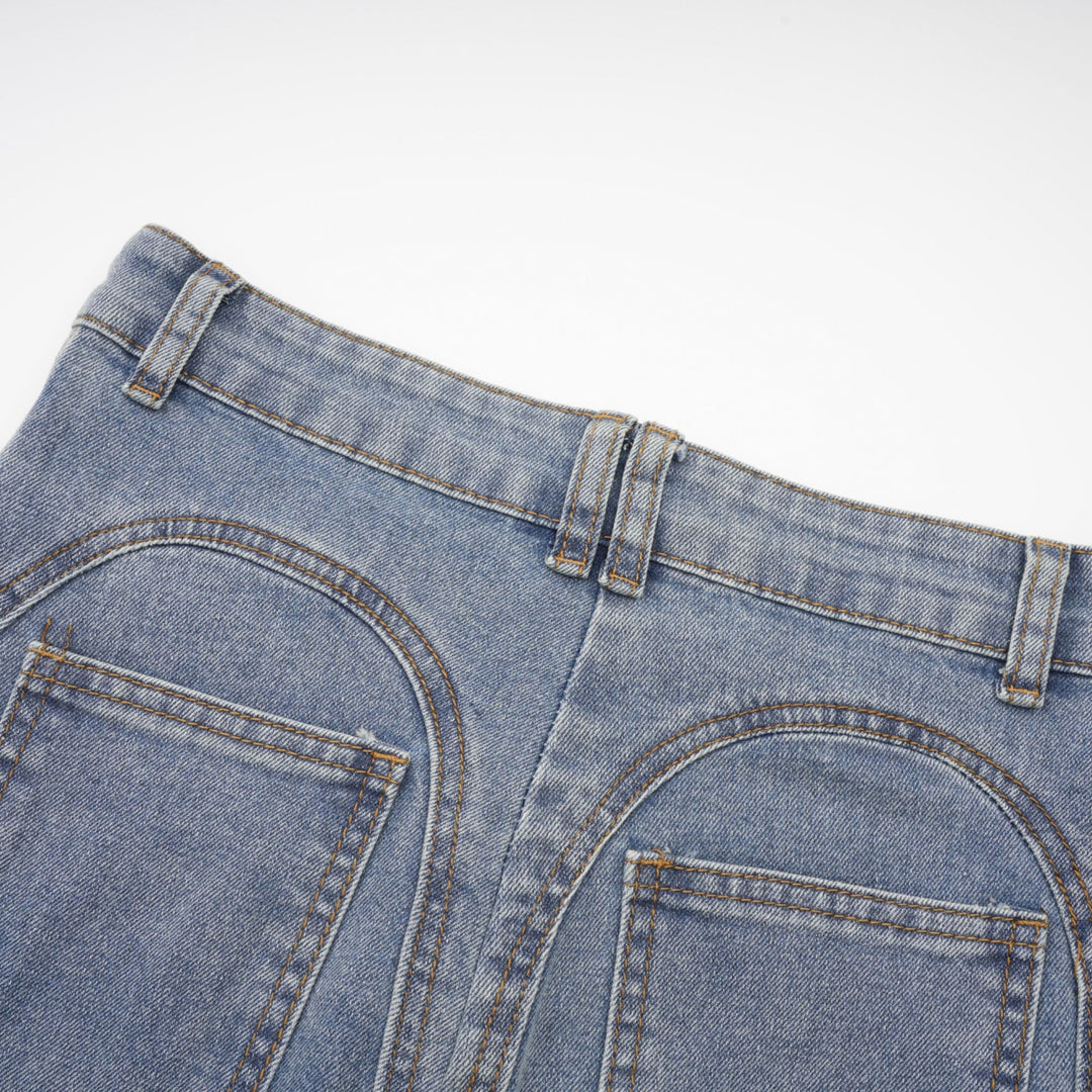 Levoire | Jeans À Panneaux Transparents