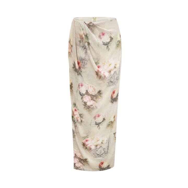 Levoire | Top & Jupe Imprimé Fleurs Ensemble Coordonné