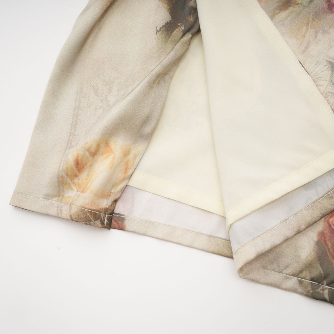 Levoire | Top & Jupe Imprimé Fleurs Ensemble Coordonné