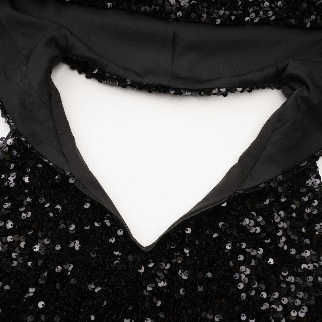Levoire | Robe Mini À Capuche Avec Paillettes
