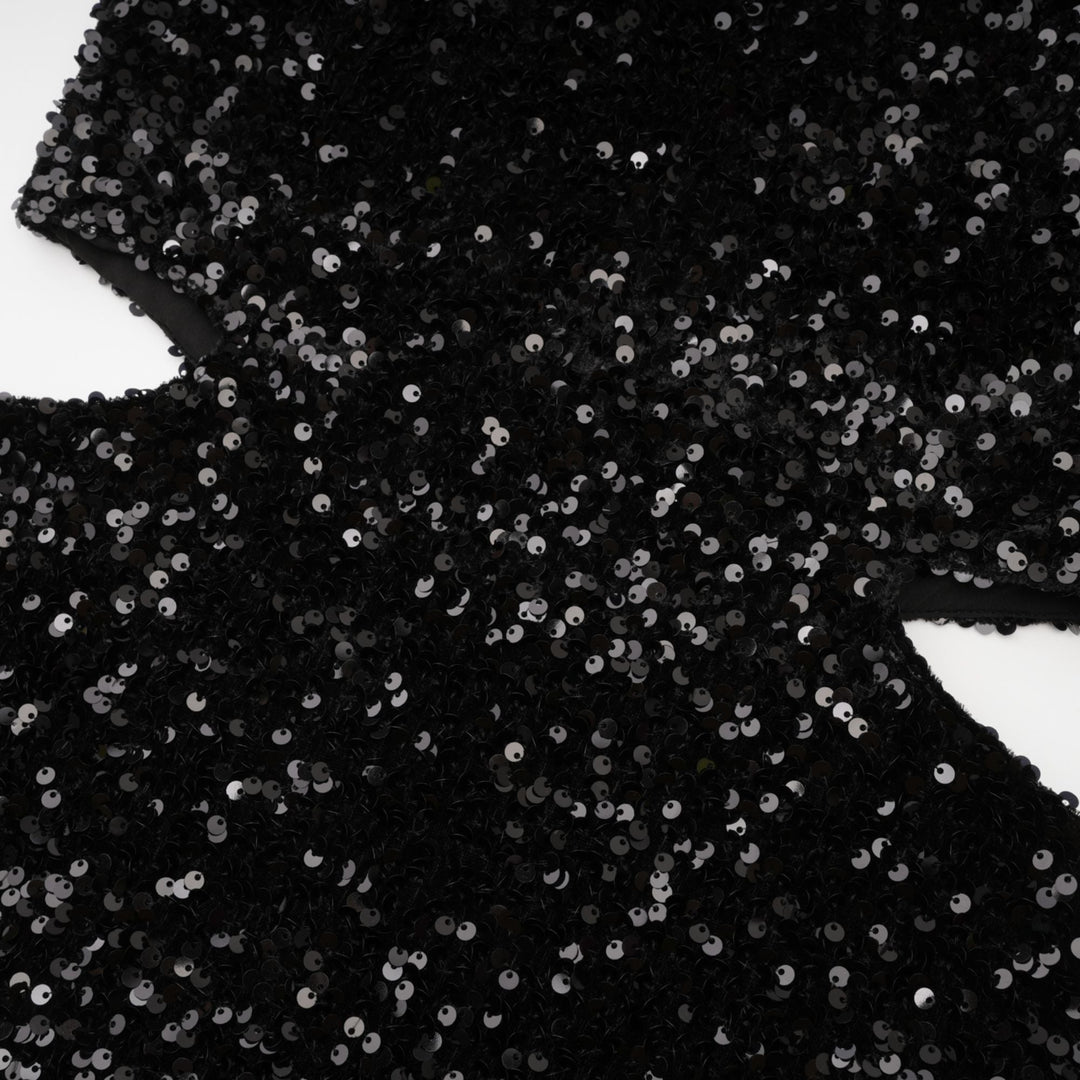 Levoire | Robe Mini À Capuche Avec Paillettes