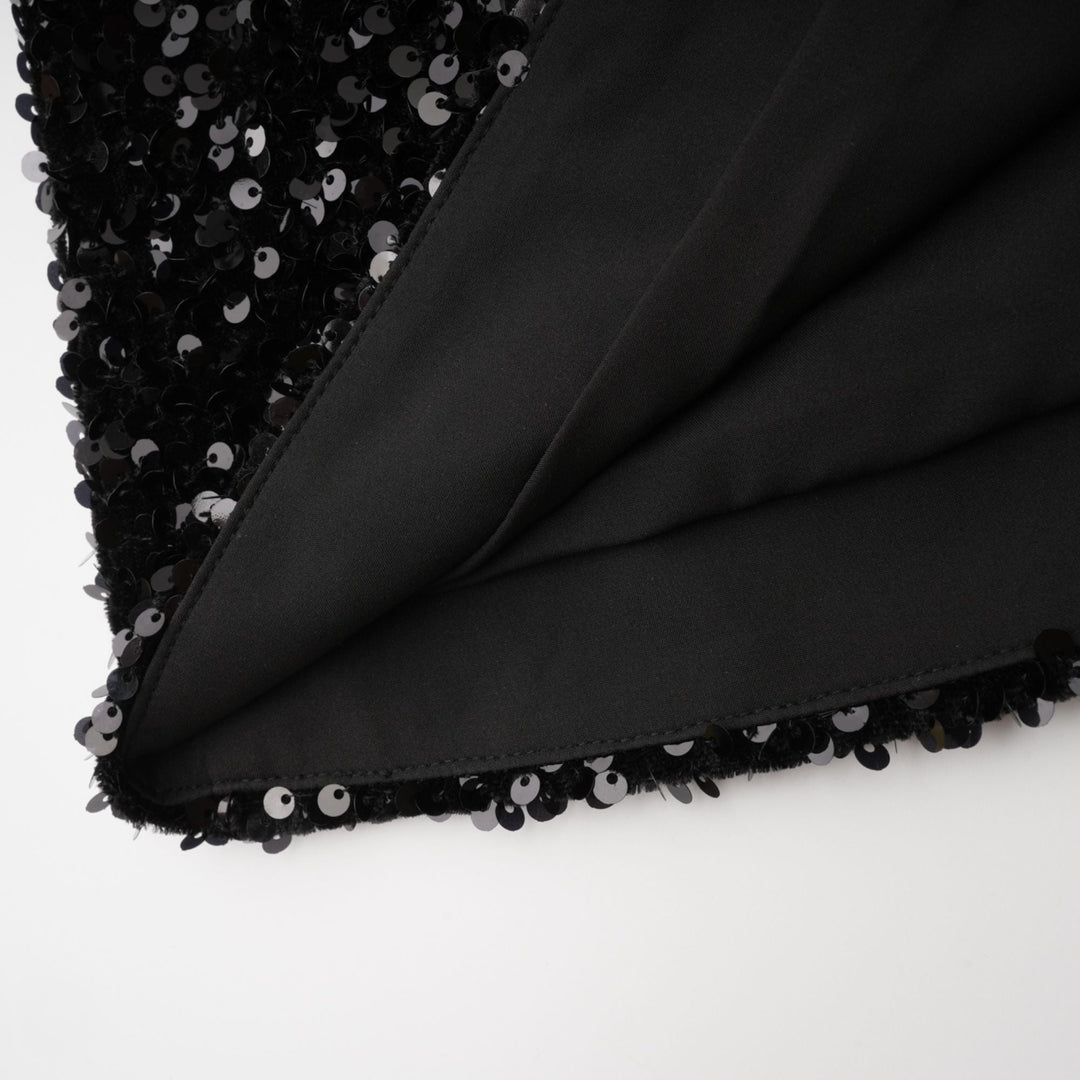 Levoire | Robe Mini À Capuche Avec Paillettes