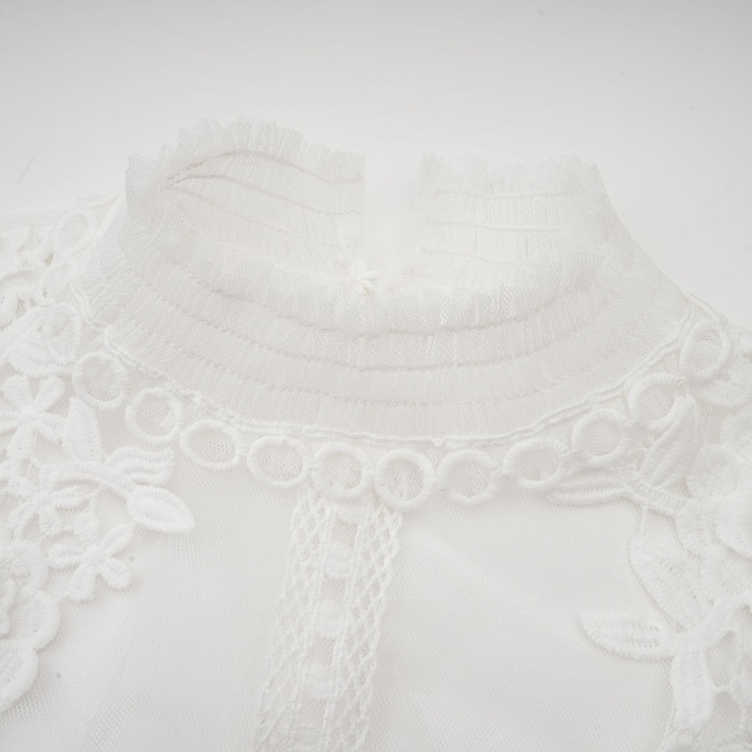 Levoire | Fleurs Top Semi-Transparent
