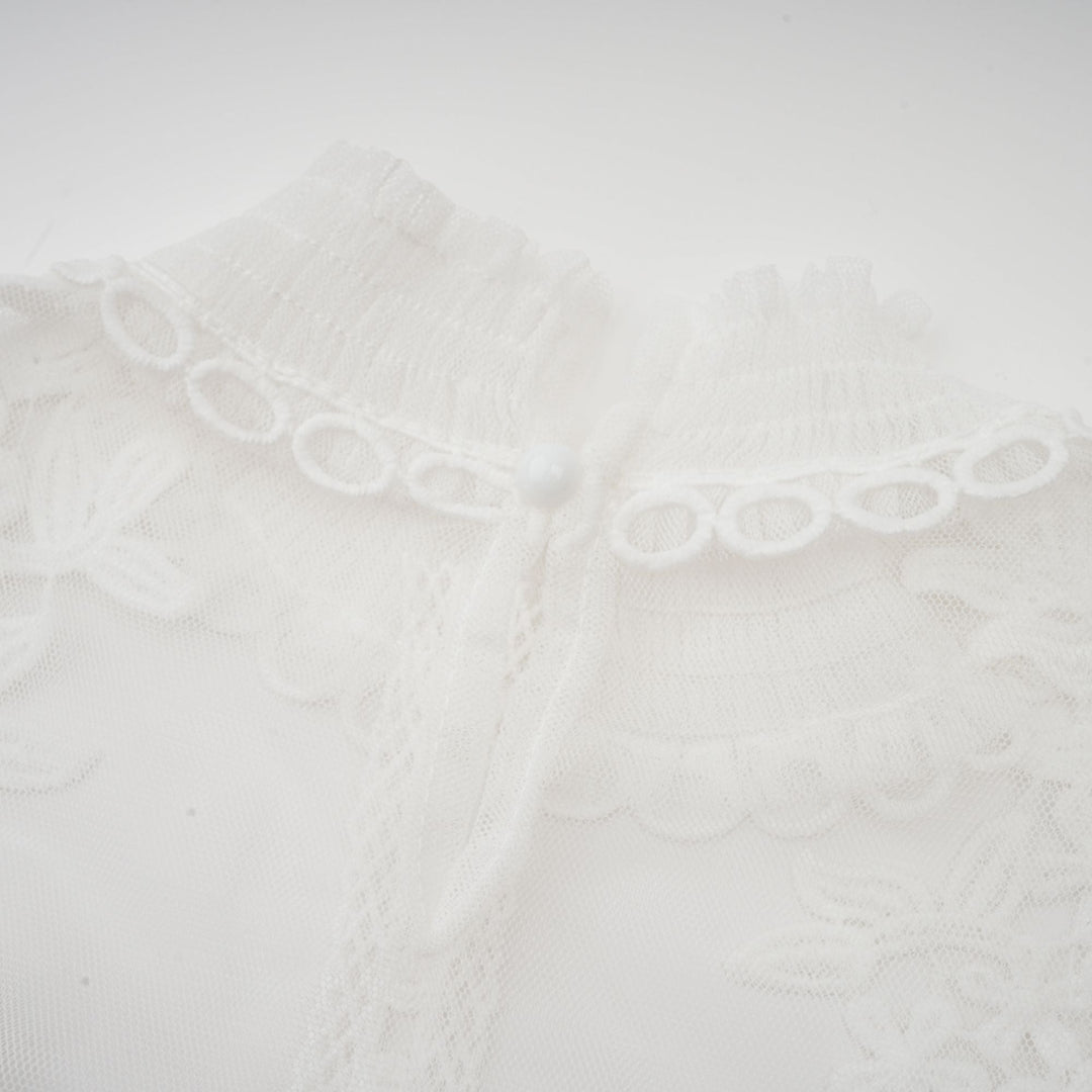 Levoire | Fleurs Top Semi-Transparent