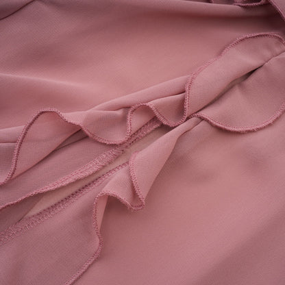 Levoire | Robe Midi Plissée Faux Fleur