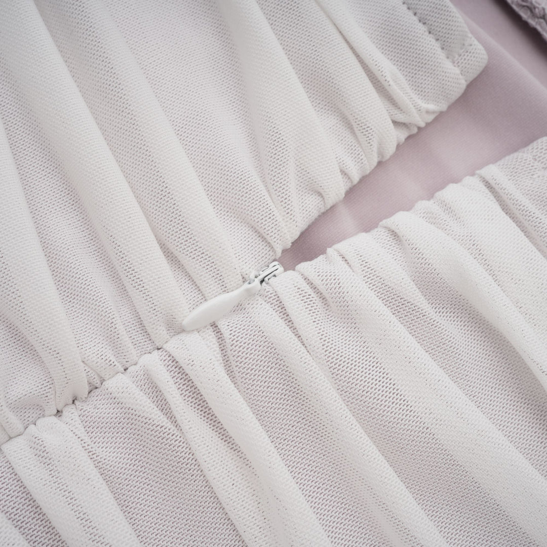 Levoire | Robe Midi Plissée À Epaule Dénudée