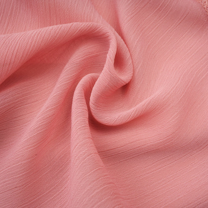 Levoire | Robe Mini À Col Montant Rayée Rose