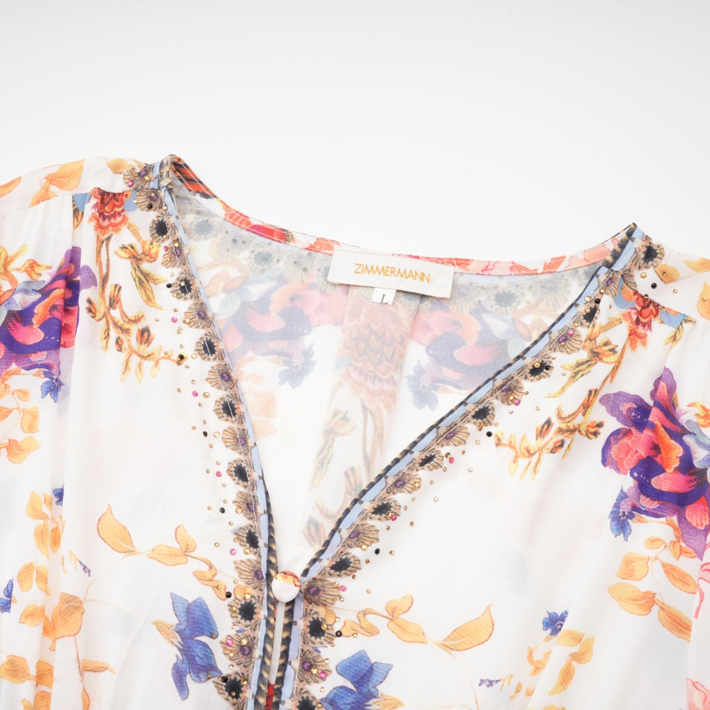 Levoire | Robe Maxi À Col En V Fleuri