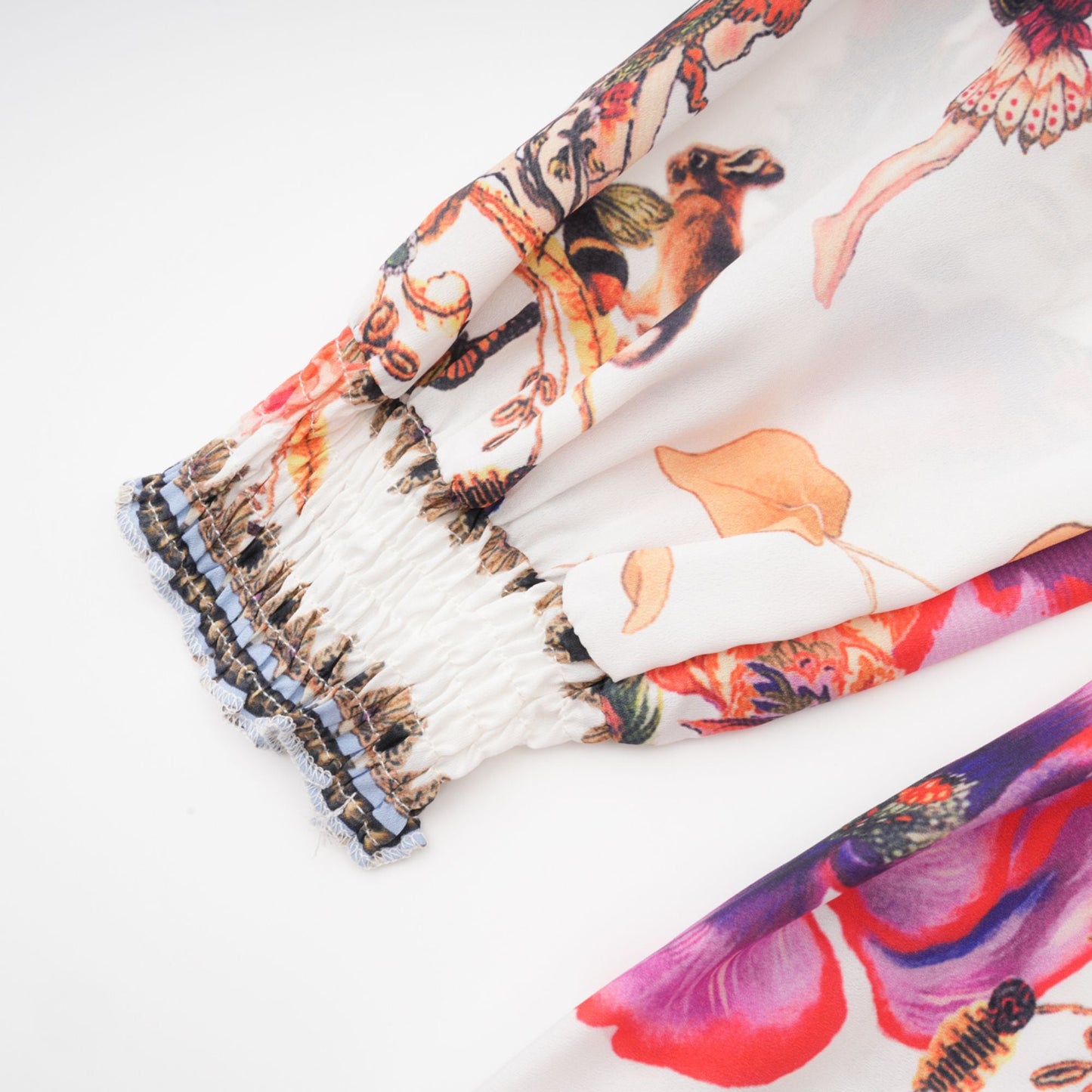 Levoire | Robe Maxi À Col En V Fleuri