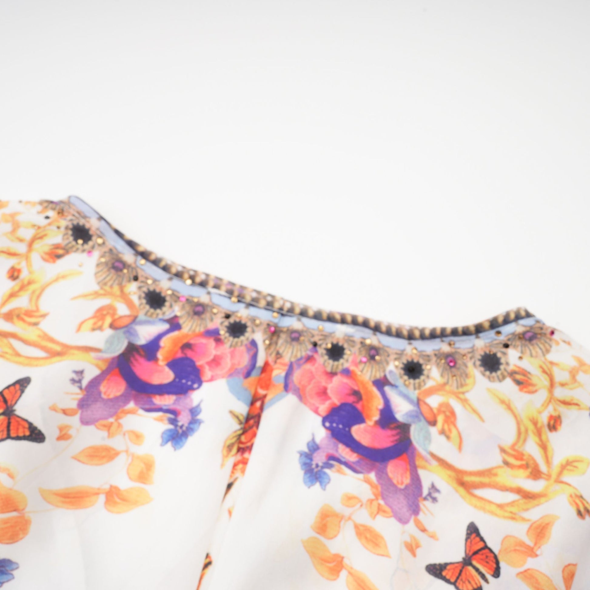 Levoire | Robe Maxi À Col En V Fleuri