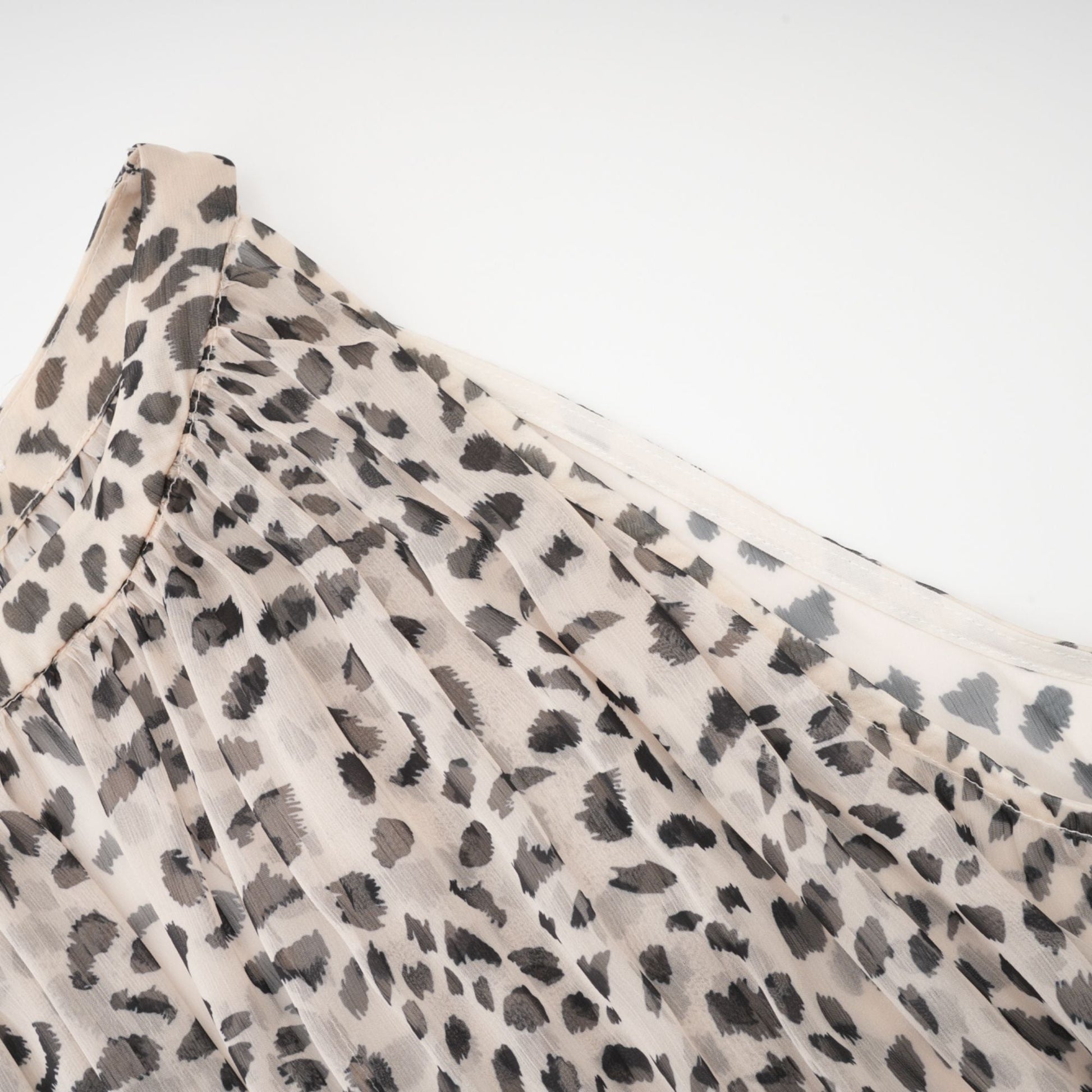 Levoire | Robe Midi Sans Manches À Motif Léopard