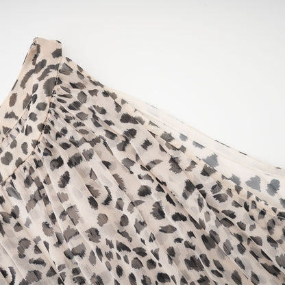 Levoire | Robe Midi Sans Manches À Motif Léopard