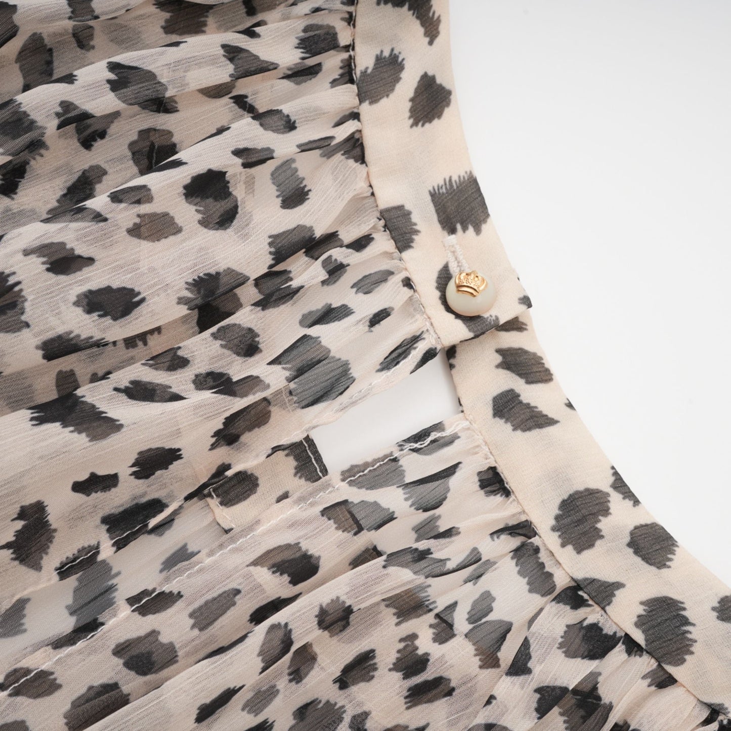 Levoire | Robe Midi Sans Manches À Motif Léopard