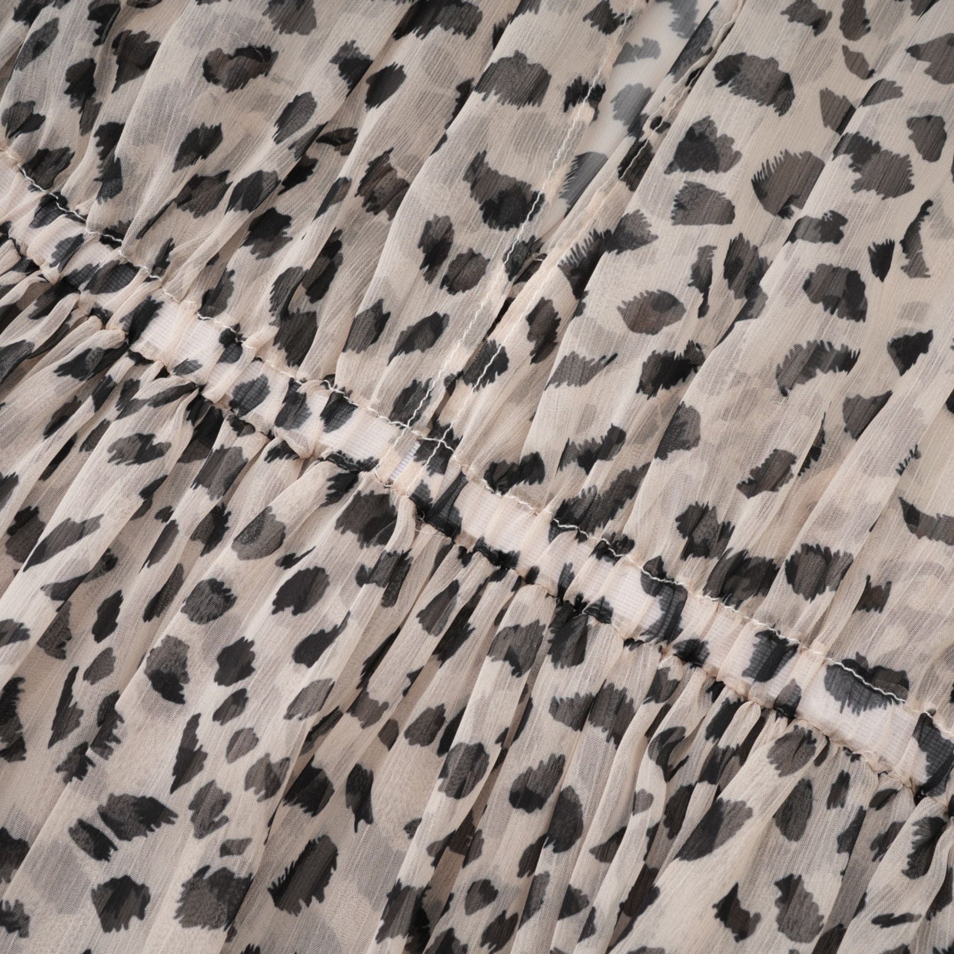 Levoire | Robe Midi Sans Manches À Motif Léopard