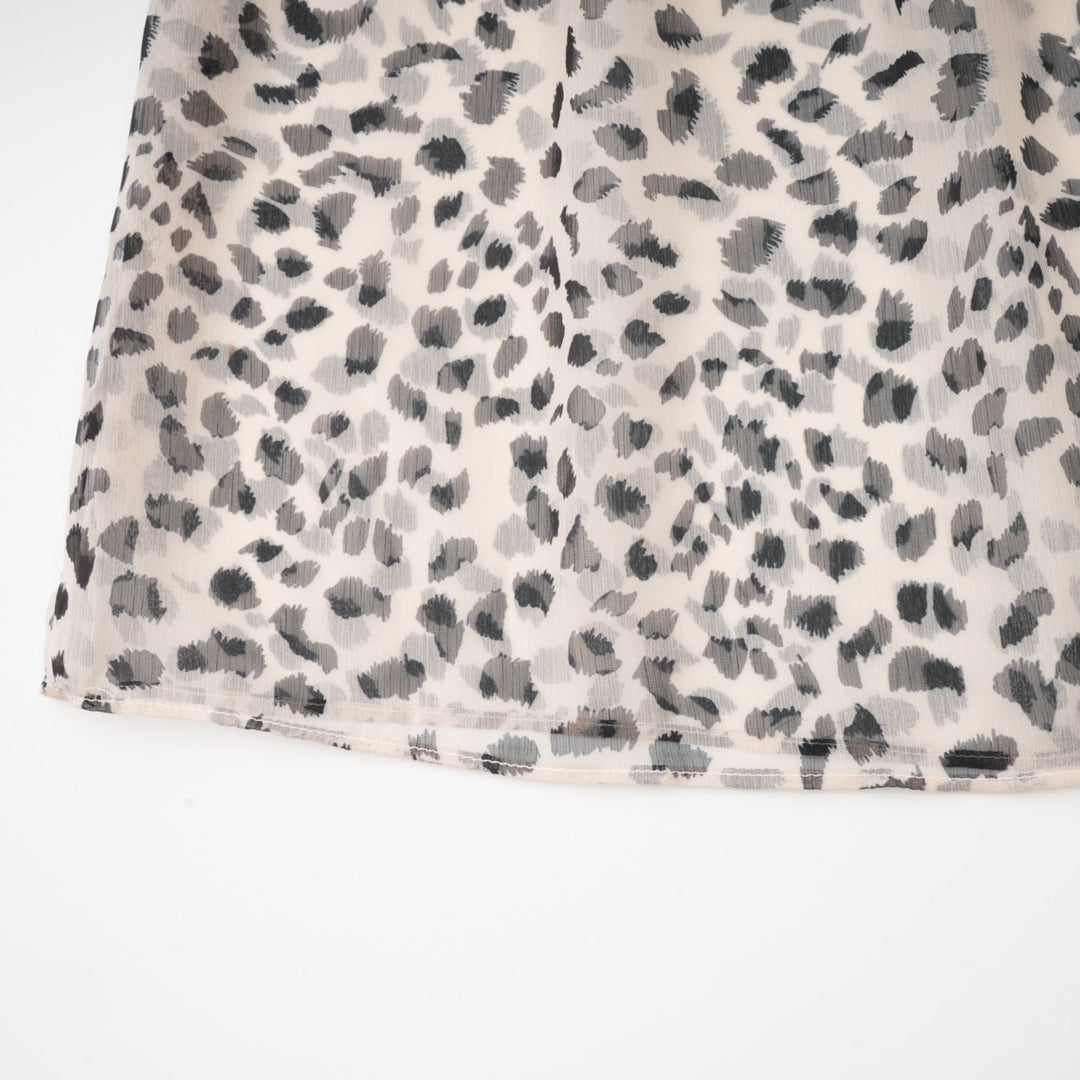 Levoire | Robe Midi Sans Manches À Motif Léopard