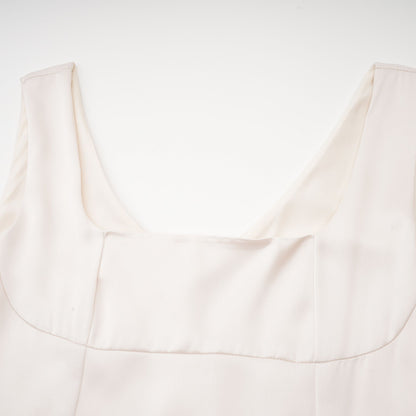 Levoire | Robe Midi Plissée À Col Rectangulaire