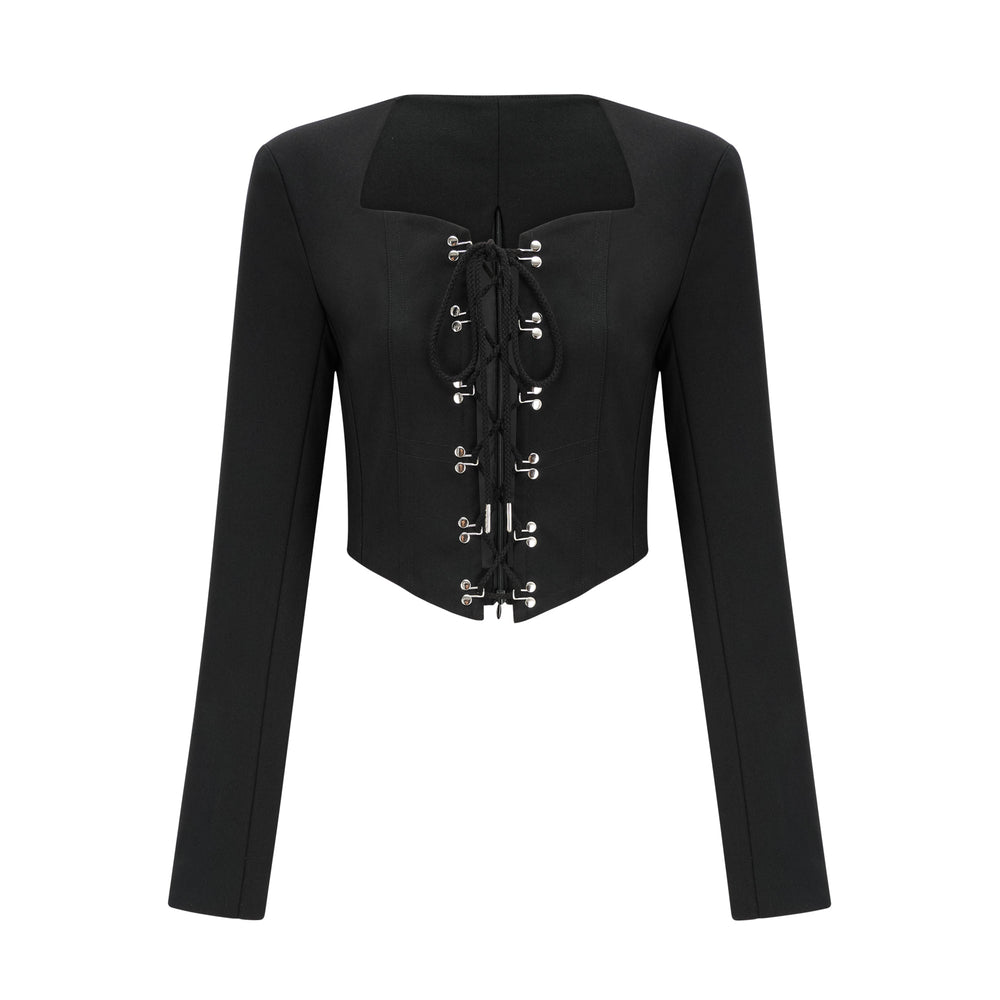 Levoire | Veste Cropped À Lacets