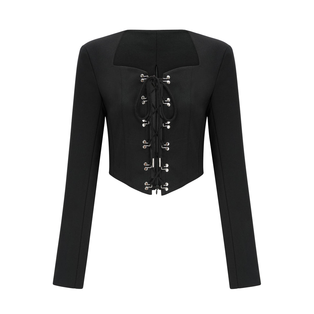 Levoire | Veste Cropped À Lacets
