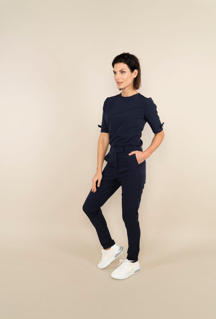Levoire | T-Shirt Confortable Avec Jolis Détails De Nœuds