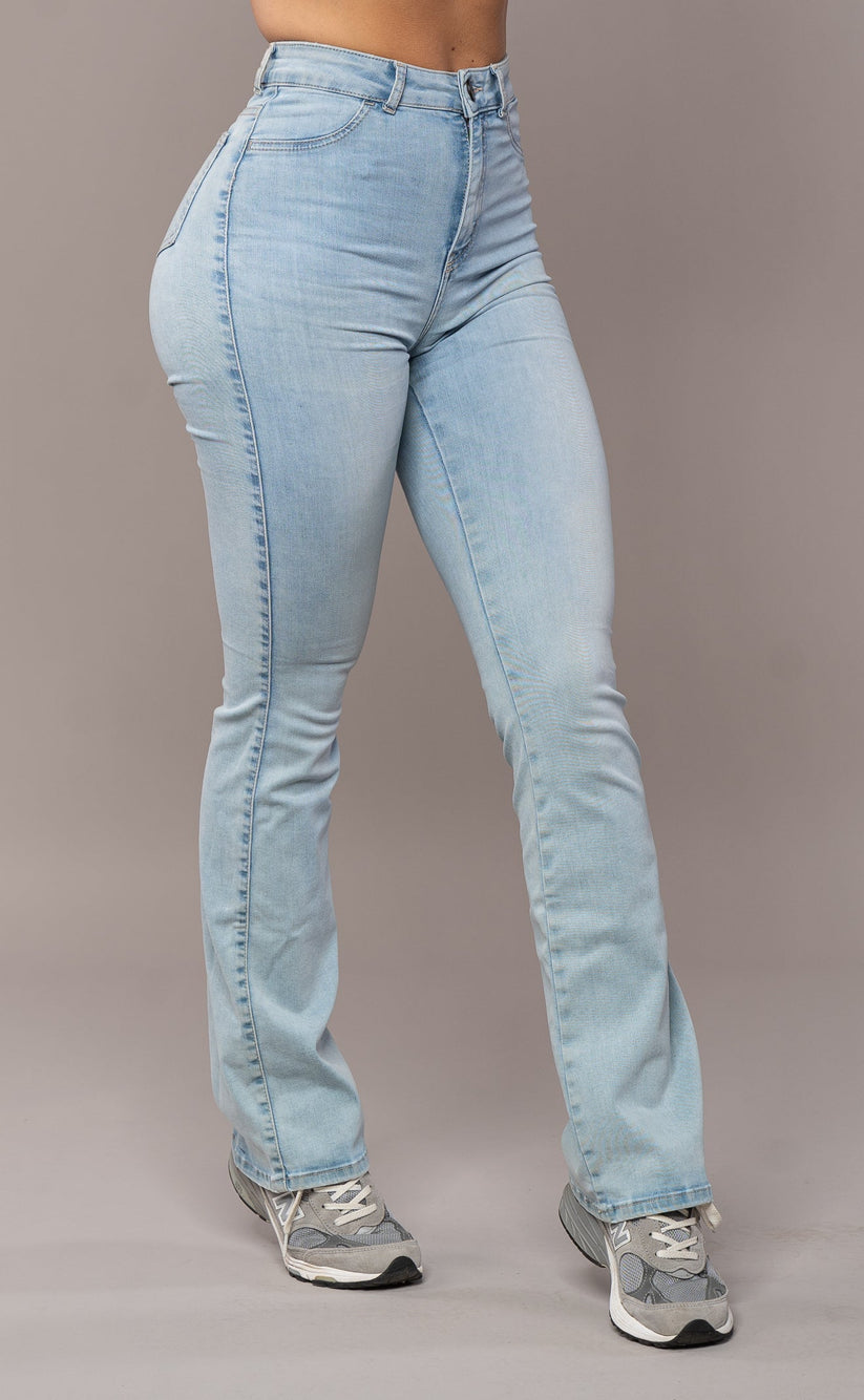 Levoire | Jean Évasé Pour Femmes En Bleu Vintage