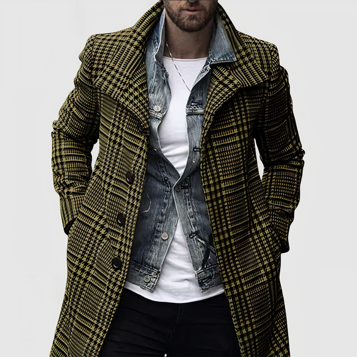 Levoire | Veste Élégante Pour Hommes Avec Des Accents Modernes Vert