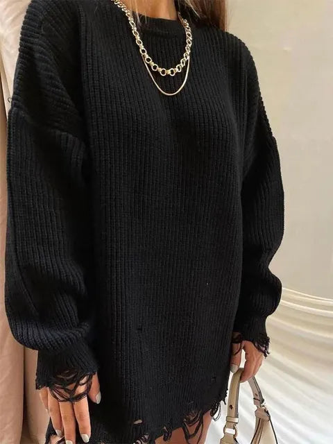 Levoire | Libre et confortable tricot Noir