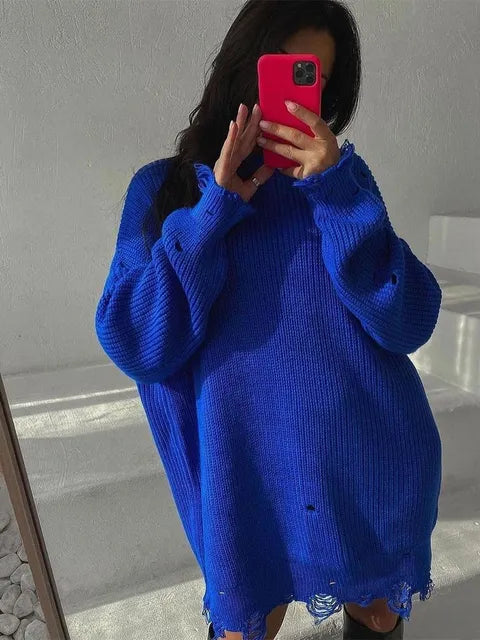 Levoire | Libre et confortable tricot Bleu