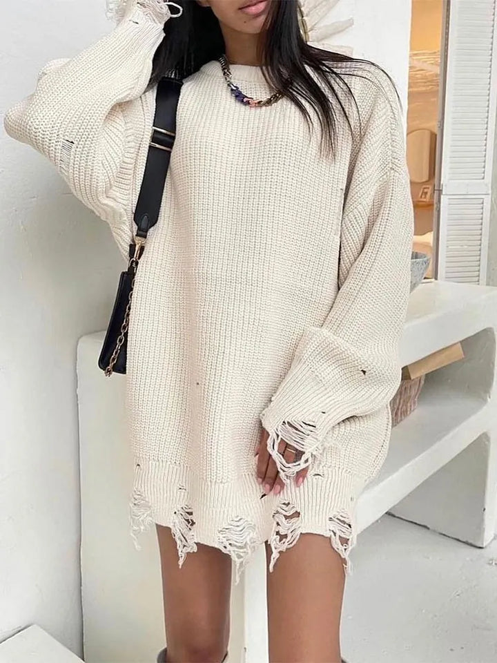 Levoire | Libre et confortable tricot Blanc