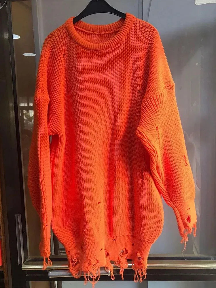 Levoire | Libre et confortable tricot Orange
