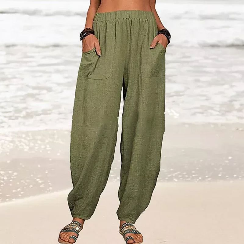 Levoire | Pantalons De Plage Décontractés Armeijan vert