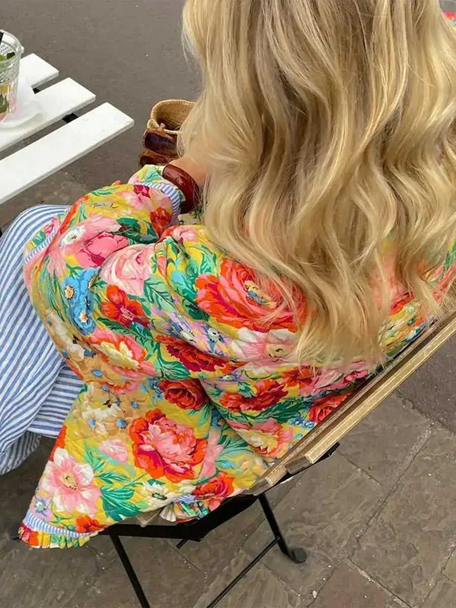 Levoire | Veste D'Été Légère Avec Motif Floral