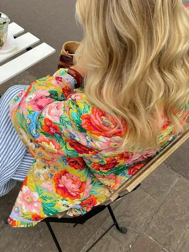 Levoire | Veste D'Été Légère Avec Motif Floral