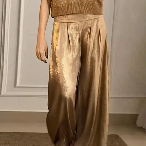 Levoire | Pantalon Long Avec Taille Haute Élastique