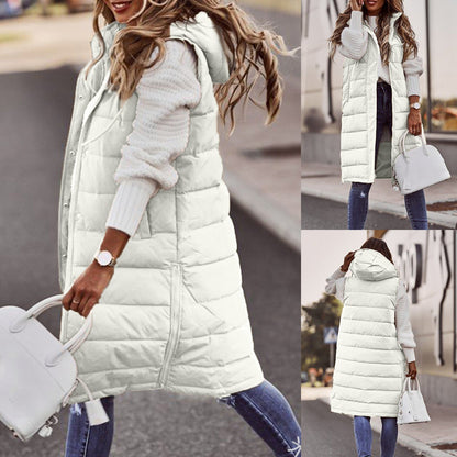 Levoire - Long Gilet Blanc