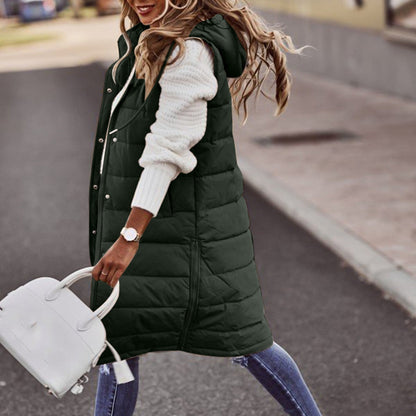 Levoire - Long Gilet Vert