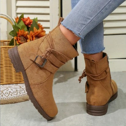 Levoire | Fermeture À Glissière Bottes En Daim Confortables Bottines