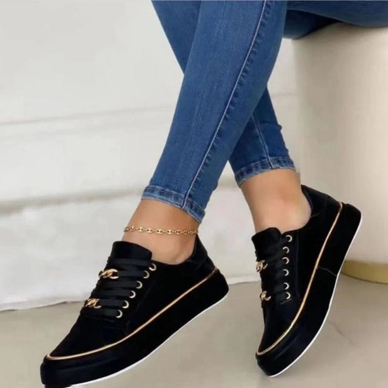 Levoire | Chaussures À Lacets Confortables Baskets Pour Un Usage Quotidien Chaussures Pour Femmes