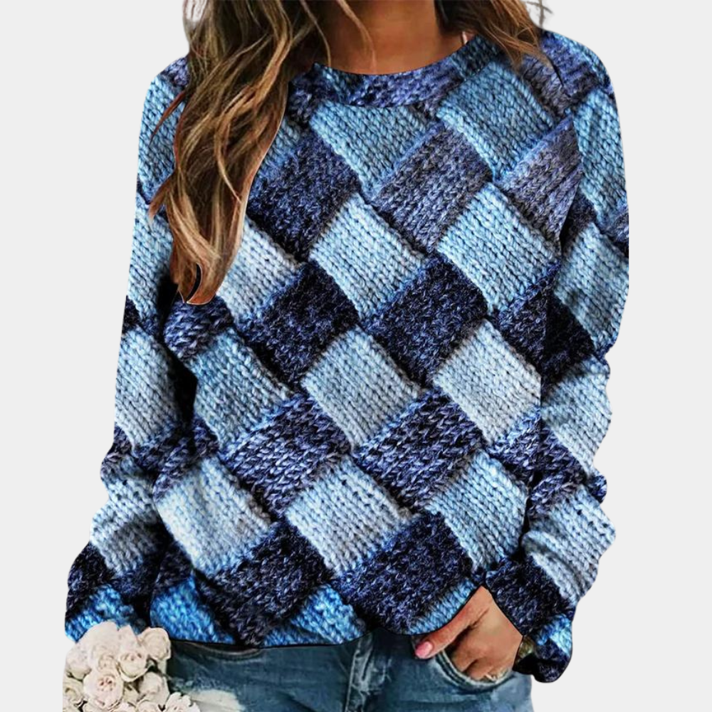 Levoire | Pull Confortable Pour Femmes Pour Les Jours Frais Bleu