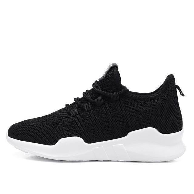 Levoire | Baskets Légères Pour Hommes Et Femmes Chaussures De Sport Respirantes Noir & Blanc