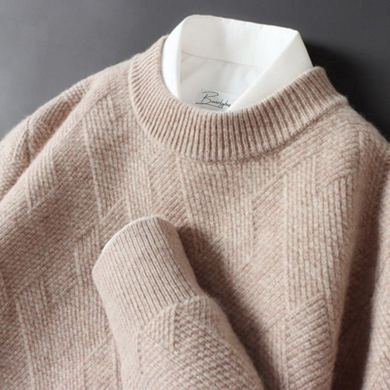 Levoire | Pull En Cachemire Pour Hommes Khaki