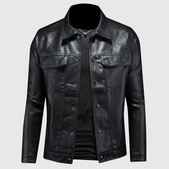 Levoire | ANTHONY VESTE EN CUIR DE MOTARD