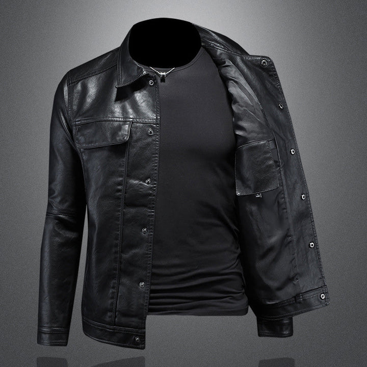 Levoire | ANTHONY VESTE EN CUIR DE MOTARD
