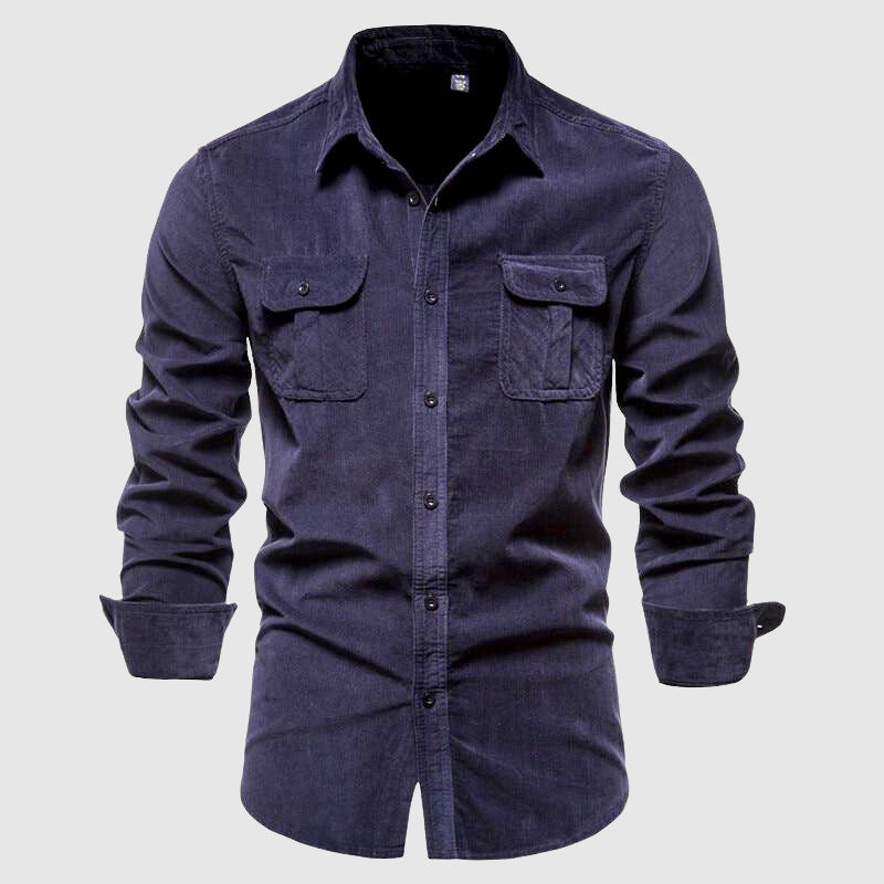 Levoire | Chemise De Manches Longues Décontractée Pour Hommes