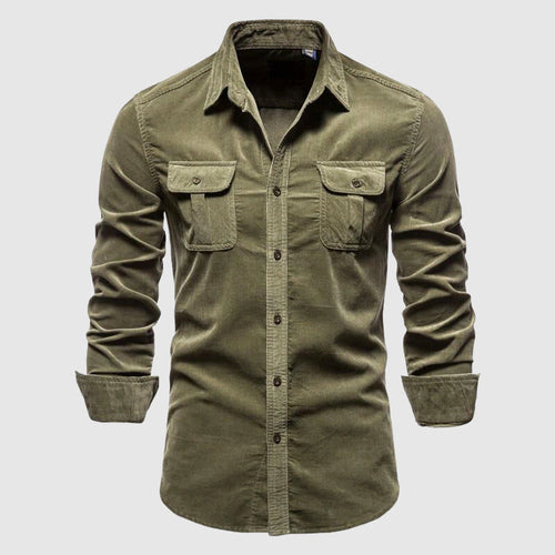 Levoire | Chemise De Manches Longues Décontractée Pour Hommes